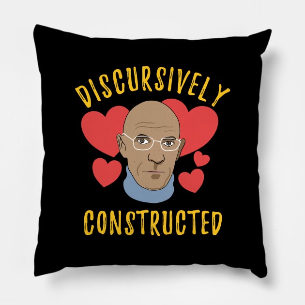 Michel Foucault - Discursively Constructed Pillow by isstgeschichte