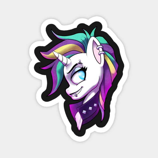 Punk Rarity Magnet by Zombieapple