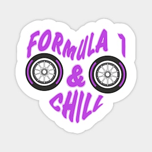 Grand Prix And Chill Magnet