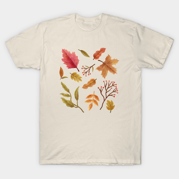 Discover Colorful Autumn - Drawing - T-Shirt