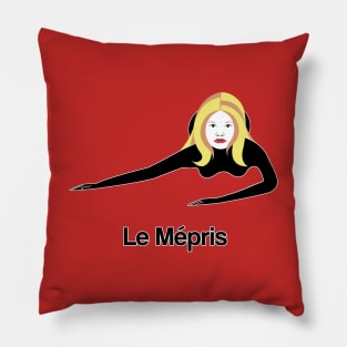 Le Mépris Minimal Movie Fan Art Brigitte Bardot Godard Pillow