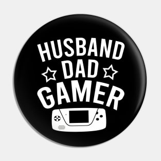 Husband dad gamer Pin