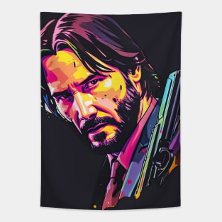 John Wick 4 Colorful Tapestry