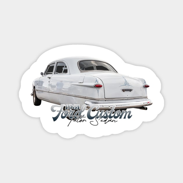 1951 Ford Custom Tudor Sedan Magnet by Gestalt Imagery