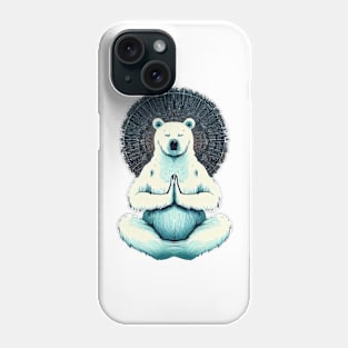 Zen Polar Bear Phone Case