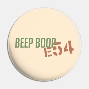 Beep boop Pin