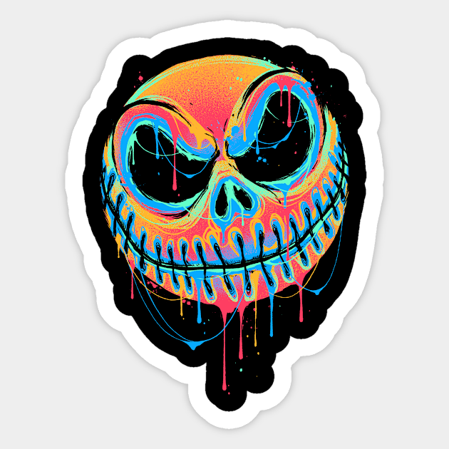 A Colorful Nightmare - Halloween - Sticker