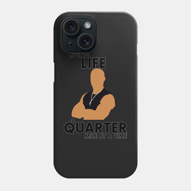 Living Life a quarter mile at a time Phone Case by HeardUWereDead