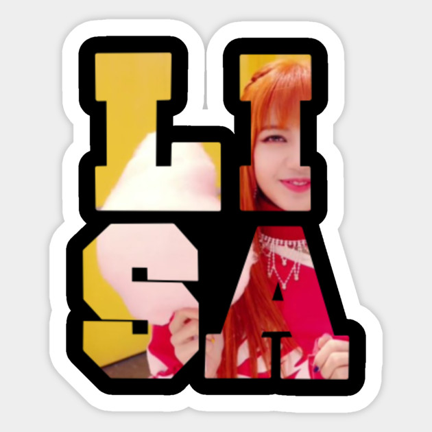 lisa blackpink lisa sticker teepublic