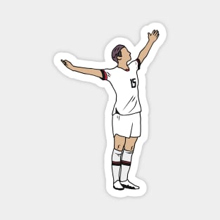 Megan Rapinoe Celebration Magnet