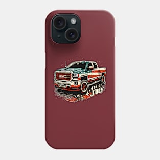 4th Of July, GMC Sierra Phone Case