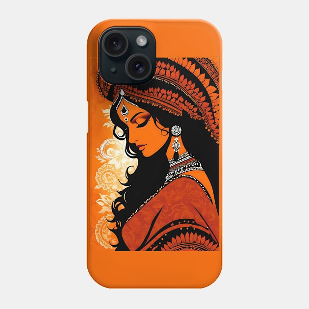 Classic Indian woman Phone Case by Spaceboyishere