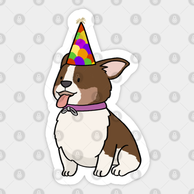 corgi party hat