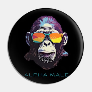 Alpha Male Pin