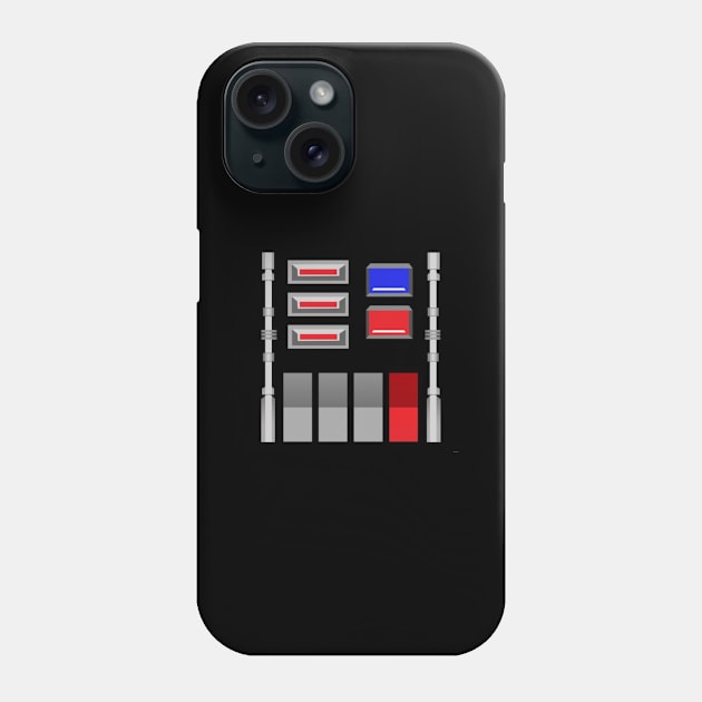 Vader Chest Piece Phone Case by Gamers Gear