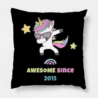 Awesome Since 2015 Pillow