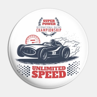 SUPER POWER INTERNATIONAL RACING CHAMPIONSHIPS Pin