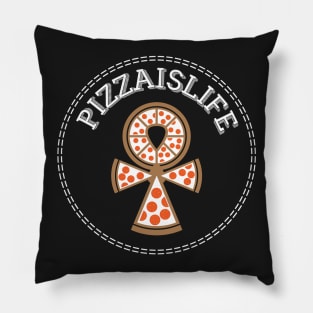 Pizzaislife Ankh Pillow