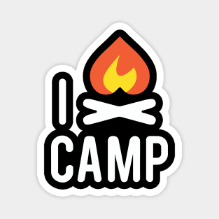 I love to camp Magnet