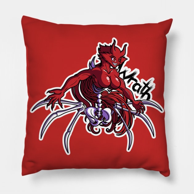 Wrath❤ Pillow by RashChaosMerch