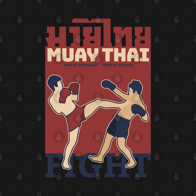 Vintage Muay Thai by KewaleeTee