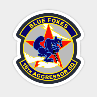 18th Aggressor Squadron Blue Foxes Magnet