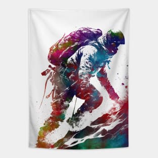 Mountaineer sport art #sport Tapestry