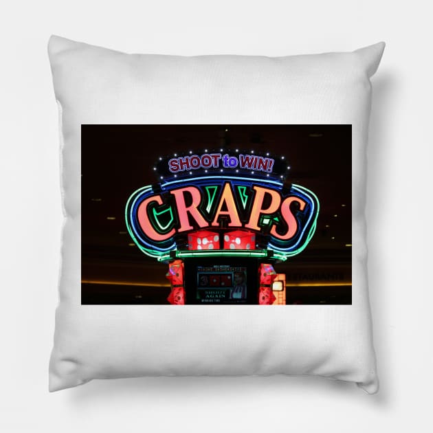 Vegas Time Pillow by Cynthia48
