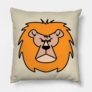 Lion Head Pillow