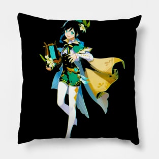 Venti Genshin Impact Glitchy Pillow