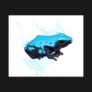 A. Galactonotus "Blue Splash-Backed" Dart Frog T-Shirt