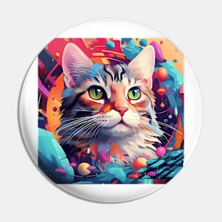 Space cat Pin