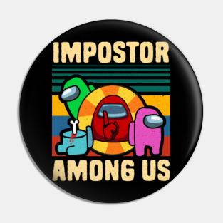 Among Us Impostor Kill Pins And Buttons Teepublic