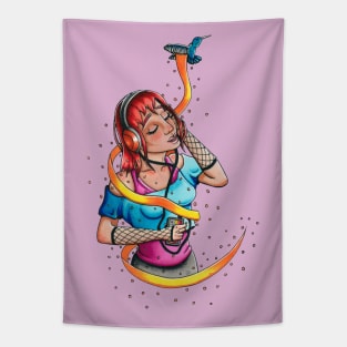 Retro 80's Teenager (PB) Tapestry