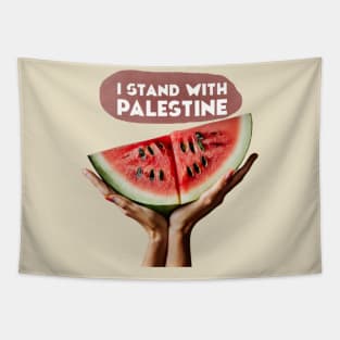 I stand with palestine Tapestry