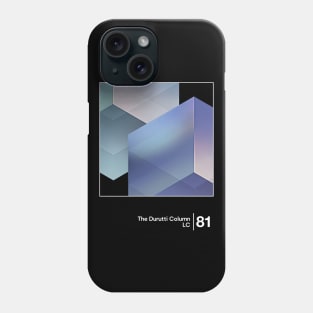 The Durutti Column / Minimal Graphic Design Tribute Phone Case