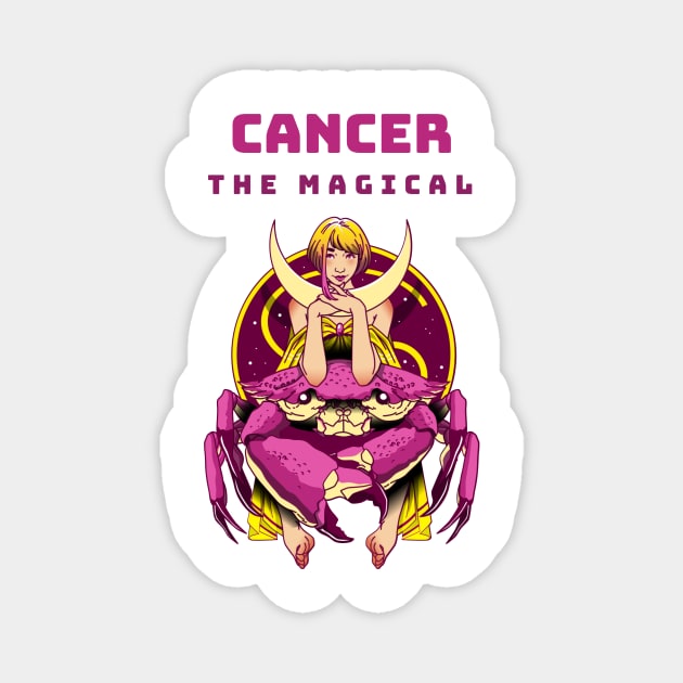 CANCER THE MAGICAL Magnet by Creativity Haven