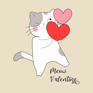 Valentine cat T-Shirt