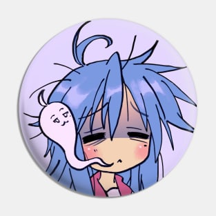 dead tired izumi konata / lucky star Pin