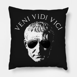 VENI VIDI VICI Gaius Julius Caesar Roman History Pillow