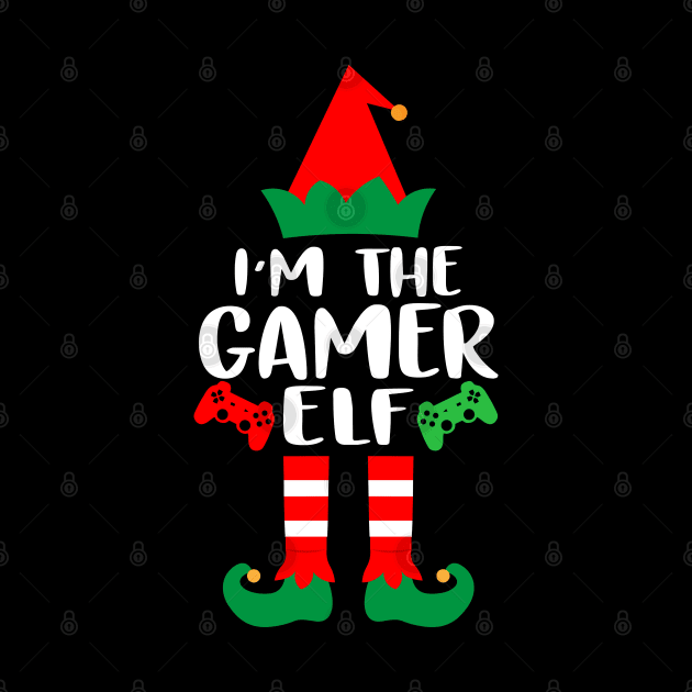 The Gamer Elf Family Matching Group Christmas Video Game by norhan2000