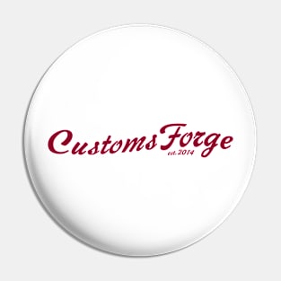 CustomsForge old-timey logo Pin