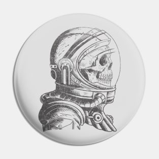 Space Skull Astronaut Pin