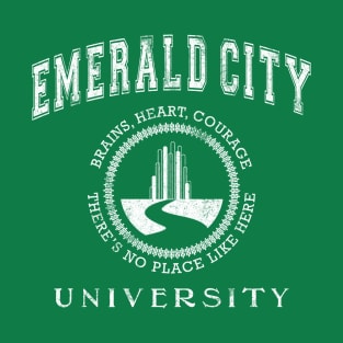 Emerald City University | The Wizard Of Oz | Wicked The Musical T-Shirt