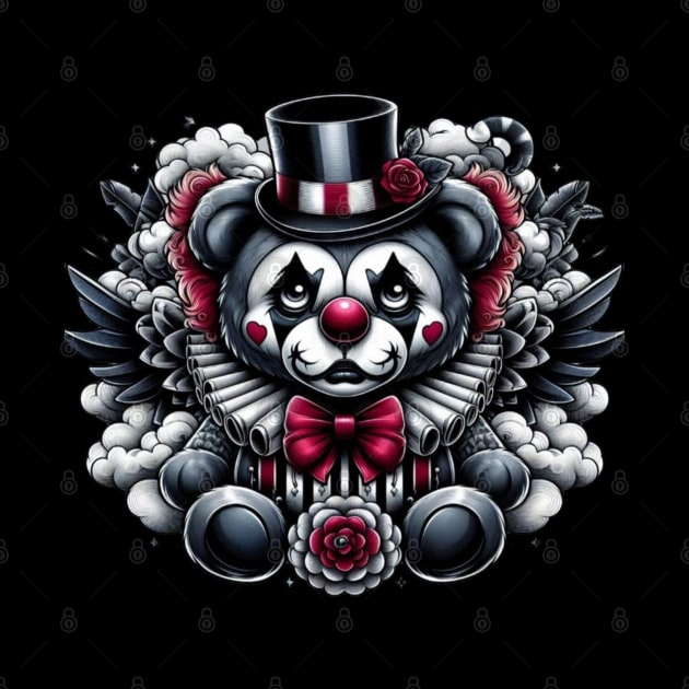 Goth teddy bear by Out of the world