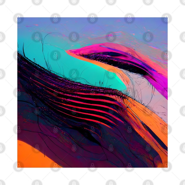 Vibrant Lines #5 by endage