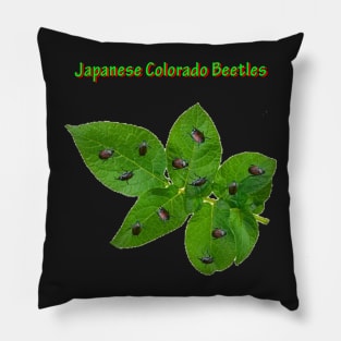 Japanese Colorado Beetles Pillow