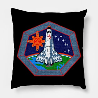 Black Panther Art - NASA Space Badge 119 Pillow