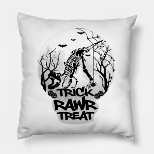 trick rawr treat halloween Pillow