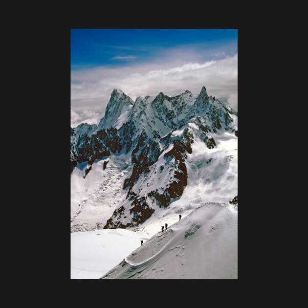 Chamonix Aiguille du Midi Mont Blanc Massif French Alps France by AndyEvansPhotos